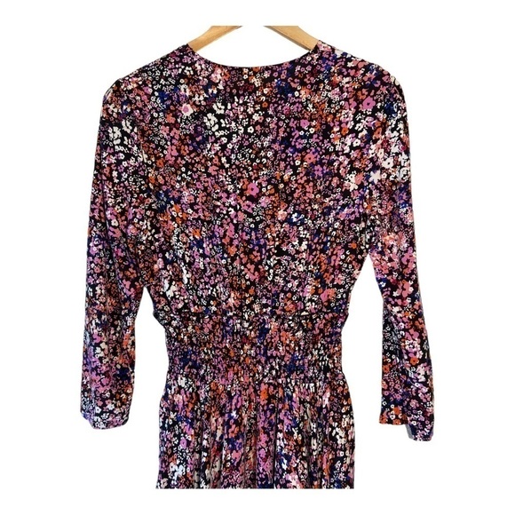 Maje Rayemi Floral-Print Woven Midi Dress NWOT - Picture 11 of 12